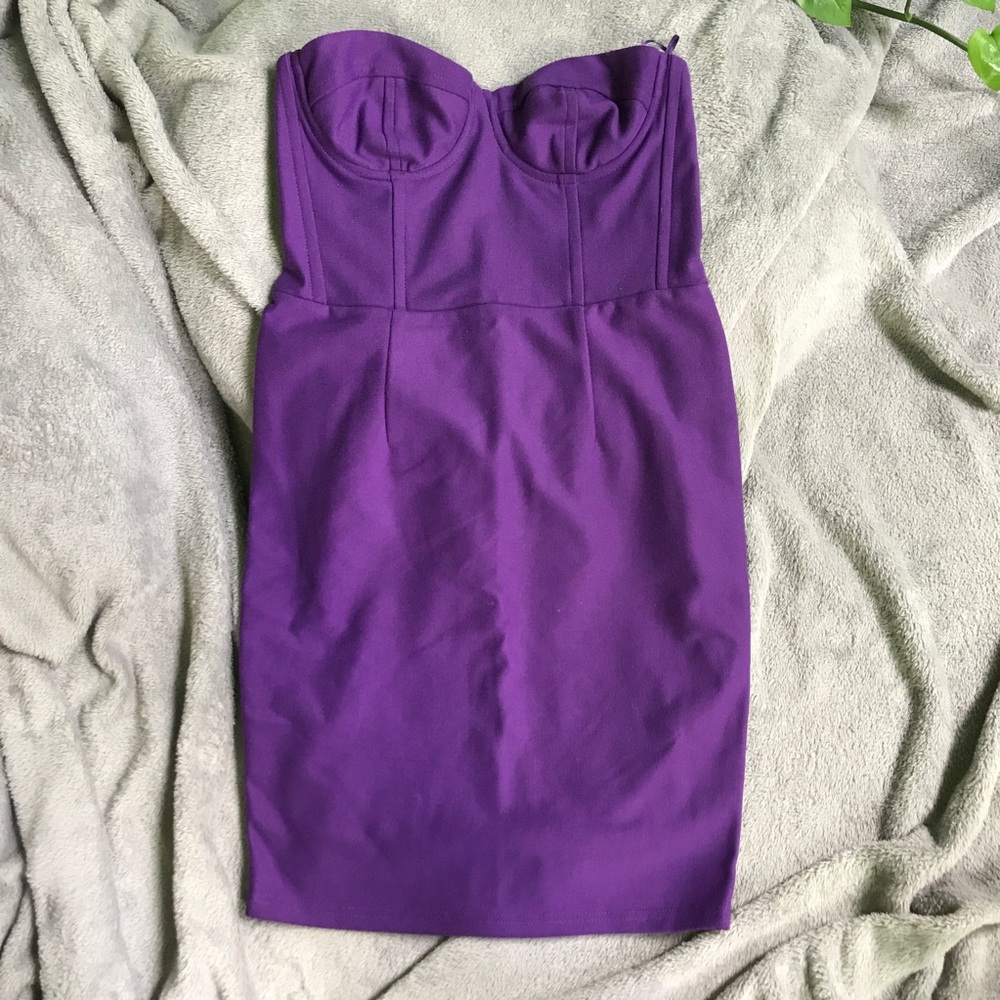 Topshop purple party cocktail dress size S